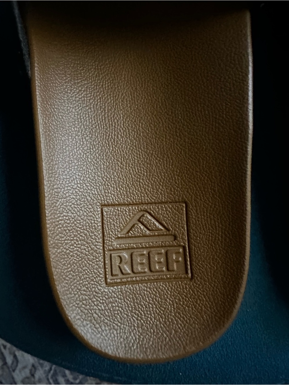 Reef Slide Sandal in Black and Brown - Picture 2 of 3